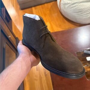 Reiss Dark Brown Chukka Boots